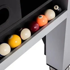 Triumph Sports 3-in-1 7′ Rotating Swivel Multigame Table Black