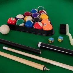 Triumph Sports 3-in-1 7′ Rotating Swivel Multigame Table Black