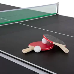 Triumph Sports 3-in-1 7′ Rotating Swivel Multigame Table Black