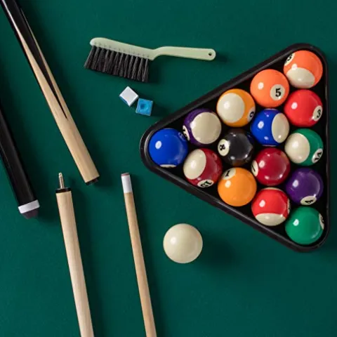 Triumph Sports Phoenix 7’ Billiard Table with Table Tennis Conversion Top Black Green