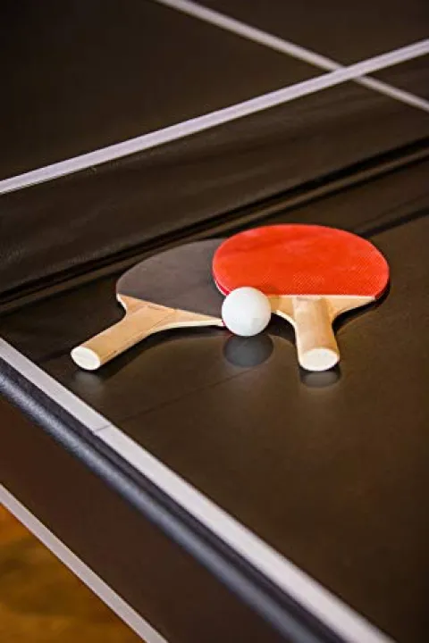 Triumph Sports Phoenix 7’ Billiard Table with Table Tennis Conversion Top Black Green