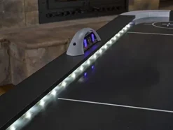 Triumph Sports USA Lumen-X Lazer 6’ Interactive Air Hockey Table Blue-Black