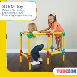 Tubelox Deluxe Building Toys Set 220 Pieces Multicolor