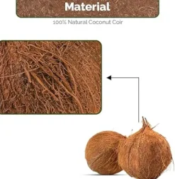 UBICON Organic Coco Coir Block – 11 lb Garden Soil for Indoor & Outdoor Use