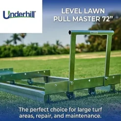 Underhill 72 Inch Lawn Spreader Metal Stainless Steel Steel