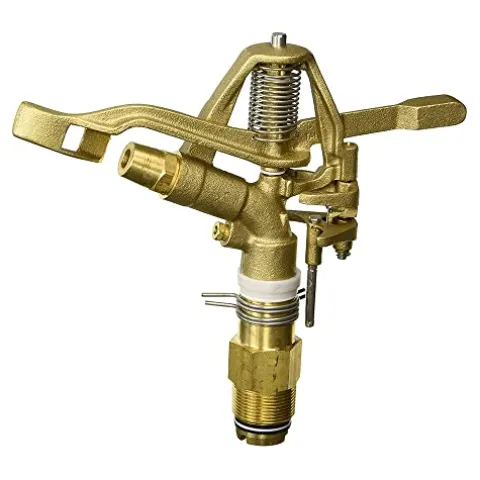 Underhill Impact Sprinkler Head Heavy Metal 1 1/4-Inch MPT Part Circle Brass