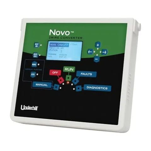Underhill Novo Automatic Irrigation System 2-Wire Converter Decoder Adapter Controller Control Station Box Black