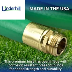 Underhill UltraMax Commercial Garden Water Hose 125 ft Heavy-Duty Anti-Kink Green