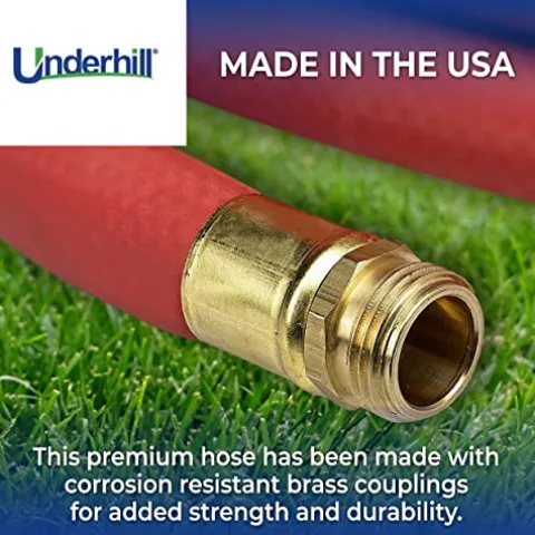 Underhill UltraMax Commercial Garden Water Hose Heavy-Duty 1 Inch x 125 ft Green
