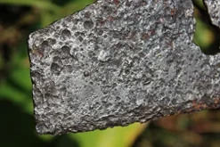 Unknown European Medieval German Iron Axe with Key-Shape Hole #12A Black