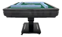 usamahjongtable USA MJ Table 40mm Folding Automatic Mahjong Table with Wheels Drawers Green