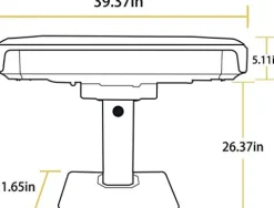 usamahjongtable USA MJ Table 40mm Folding Automatic Mahjong Table with Wheels Drawers Green