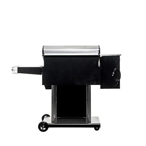 USSC Grills USG730SS Stainless Steel Wood Pellet Grill Black