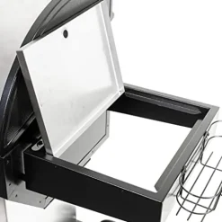 USSC Grills USG730SS Stainless Steel Wood Pellet Grill Black