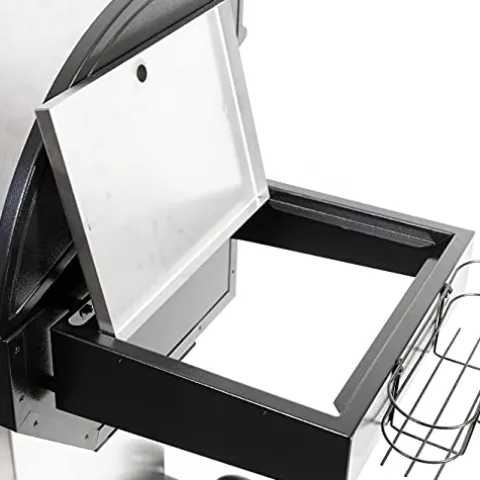 USSC Grills USG730SS Stainless Steel Wood Pellet Grill Black