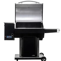 USSC Grills USG730SS Stainless Steel Wood Pellet Grill Black