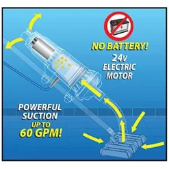 VacDaddy Handheld Portable Pool Vacuum Heavy Duty Professional Power