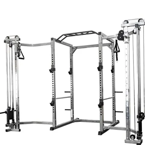 Valor Fitness BD-41BCC Power Rack with Cable Crossover Attachment