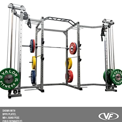 Valor Fitness BD-41BCC Power Rack with Cable Crossover Attachment