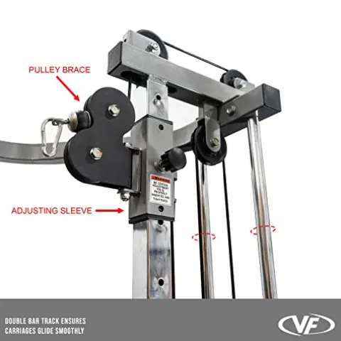 Valor Fitness BD-41BCC Power Rack with Cable Crossover Attachment