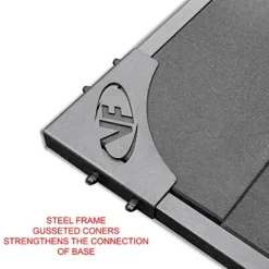 Valor Fitness Deadlift Platform Steel and Bamboo – Protective Rubber Flooring