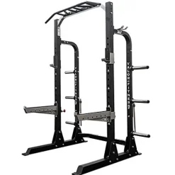 Valor Fitness Half Rack Squat Machine Black