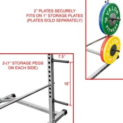 Valor Fitness Heavy Duty Power Cage with Multi-Grip Chin-Up Bar BD-41