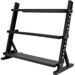 Valor Fitness Multi-Purpose Adjustable 3-Tier Storage Rack for Fitness Equipment BG-30