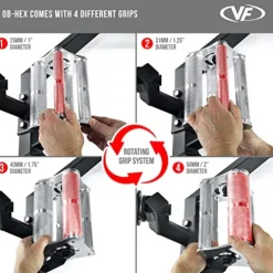 Valor Fitness OB-HEX Super Hex Trap Bar Black and Chrome