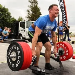 Valor Fitness OB-HEX Super Hex Trap Bar Black and Chrome