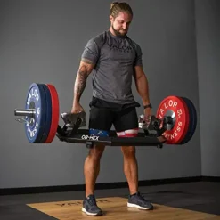 Valor Fitness OB-HEX Super Hex Trap Bar Black and Chrome