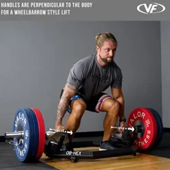 Valor Fitness OB-HEX Super Hex Trap Bar Black and Chrome