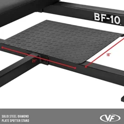 Valor Fitness Olympic Weight Bench Black