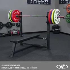 Valor Fitness Olympic Weight Bench Black