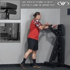 Valor Fitness Olympic Weight Bench Black