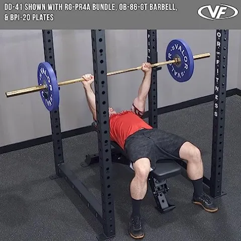 Valor Fitness Olympic Weight Bench Black