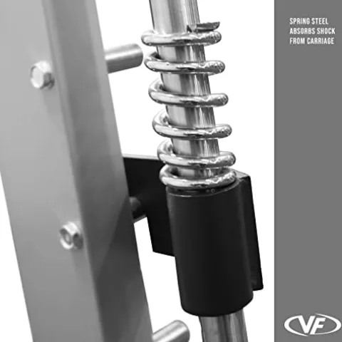 Valor Fitness Smith Machine Home Gym Equipment Metallic Grey