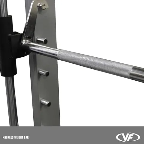 Valor Fitness Smith Machine Multi-Function Power Cage Silver