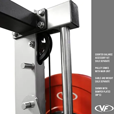 Valor Fitness Smith Machine Multi-Function Power Cage Silver