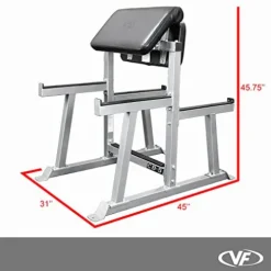 Valor Fitness Standing Preacher Curl Bench Station for Bicep Arm Curling – CB-5 Standing Preacher Curl Station