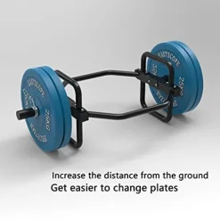 VEITEOX FTY Hex Barbell Trap Bar 2 Inch Plates Double Sided Hex Trap Bar