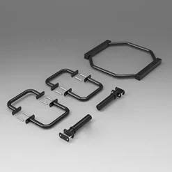 VEITEOX FTY Hex Barbell Trap Bar 2 Inch Plates Double Sided Hex Trap Bar