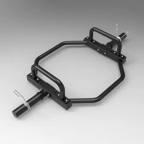 VEITEOX FTY Hex Trap Barbell Bar – High Hexagon Deadlift & Squat Bar