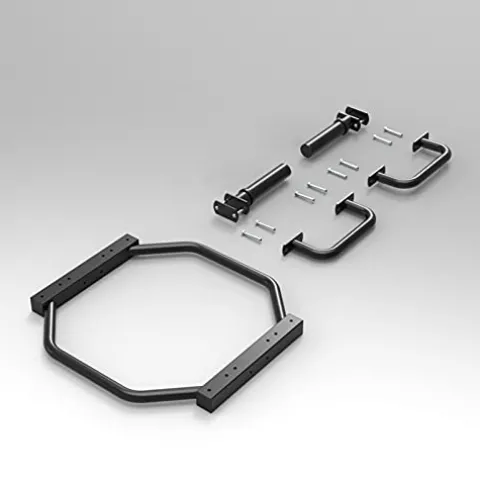 VEITEOX FTY Hex Trap Barbell Bar – High Hexagon Deadlift & Squat Bar