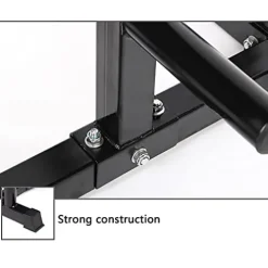 VEITEOX FTY Weight Plate Tree Rack with Barbell Bar Holder, Vertical Olympic Bumper Plates and Bar Storage Stand (Color: No Wheels)