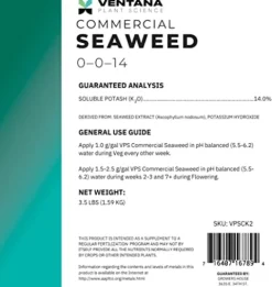 Ventana Plant Science VPS Kelp Fertilizer Seaweed Extract 44 lbs