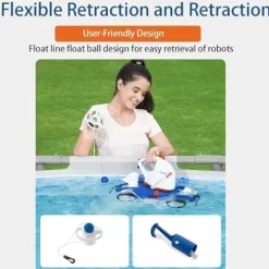VEraiz Cordless Robotic Pool Cleaner Automatic Vacuum