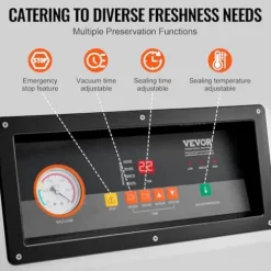 VEVOR Chamber Vacuum Sealer 1200W Silver