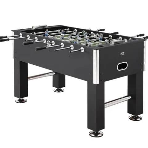 VEVOR Foosball Table 55 inch Standard Size Indoor Full Size for Home, Family, and Game Room Black