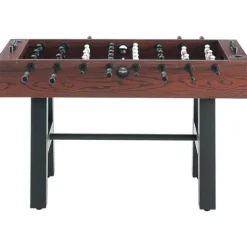 VEVOR Foosball Table 55-inch Standard Size Indoor Full Size Soccer with Foosball Table Set Walnut